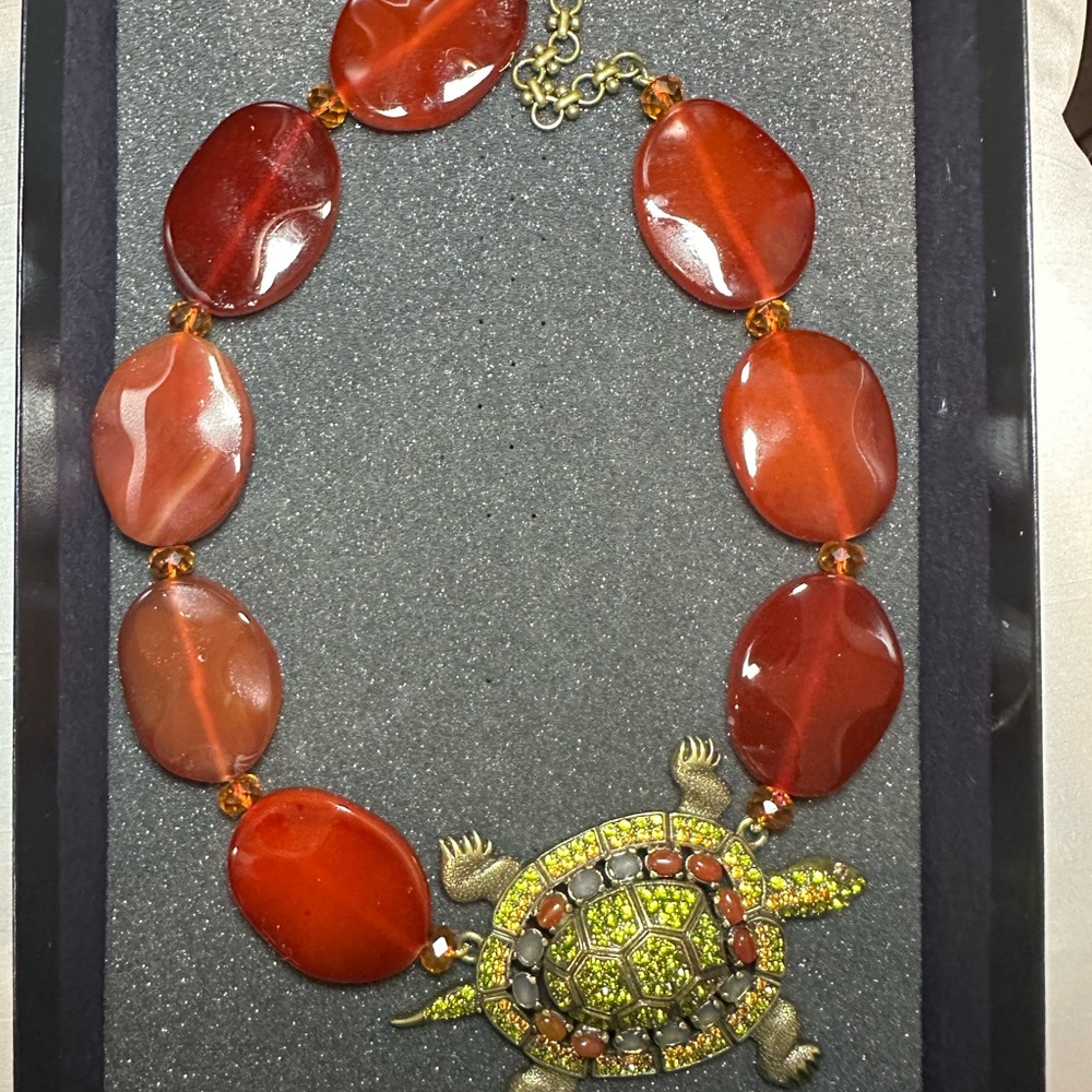Heidi DAUS Turtle Necklace